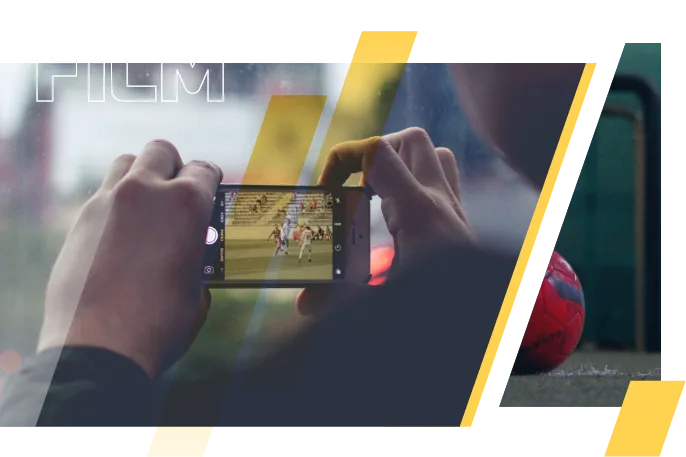 Wedstrijdbeelden filmen