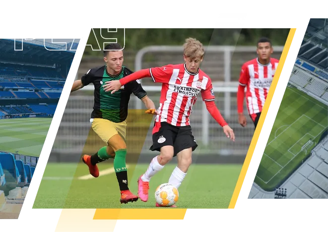 Speler in actie tijdens een wedstrijd